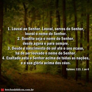 Salmos 113:1-4